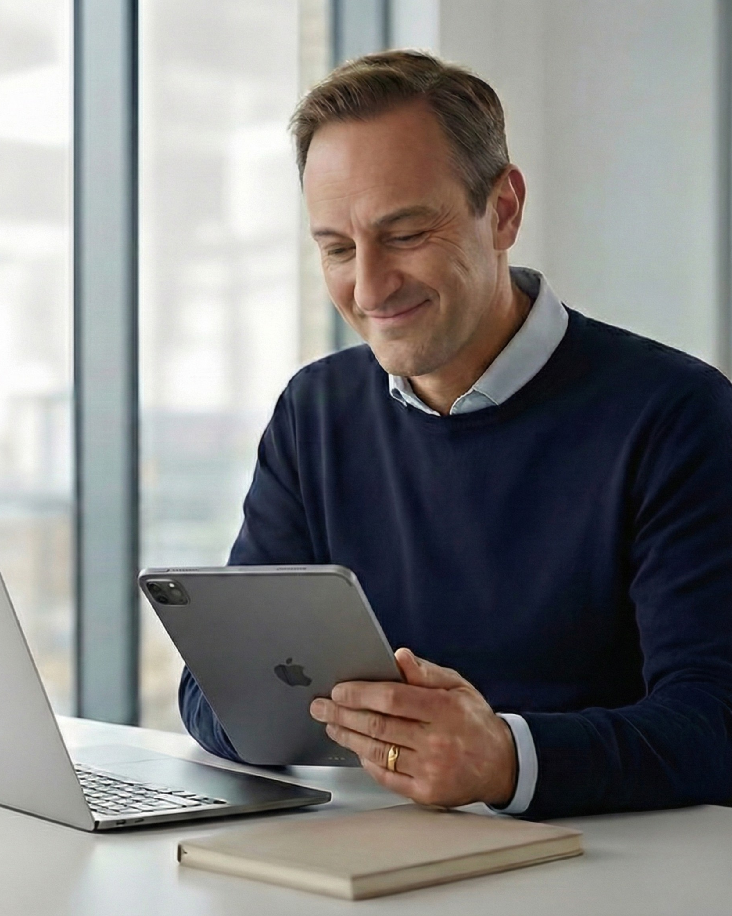 Barry Marshall-Graham smiling