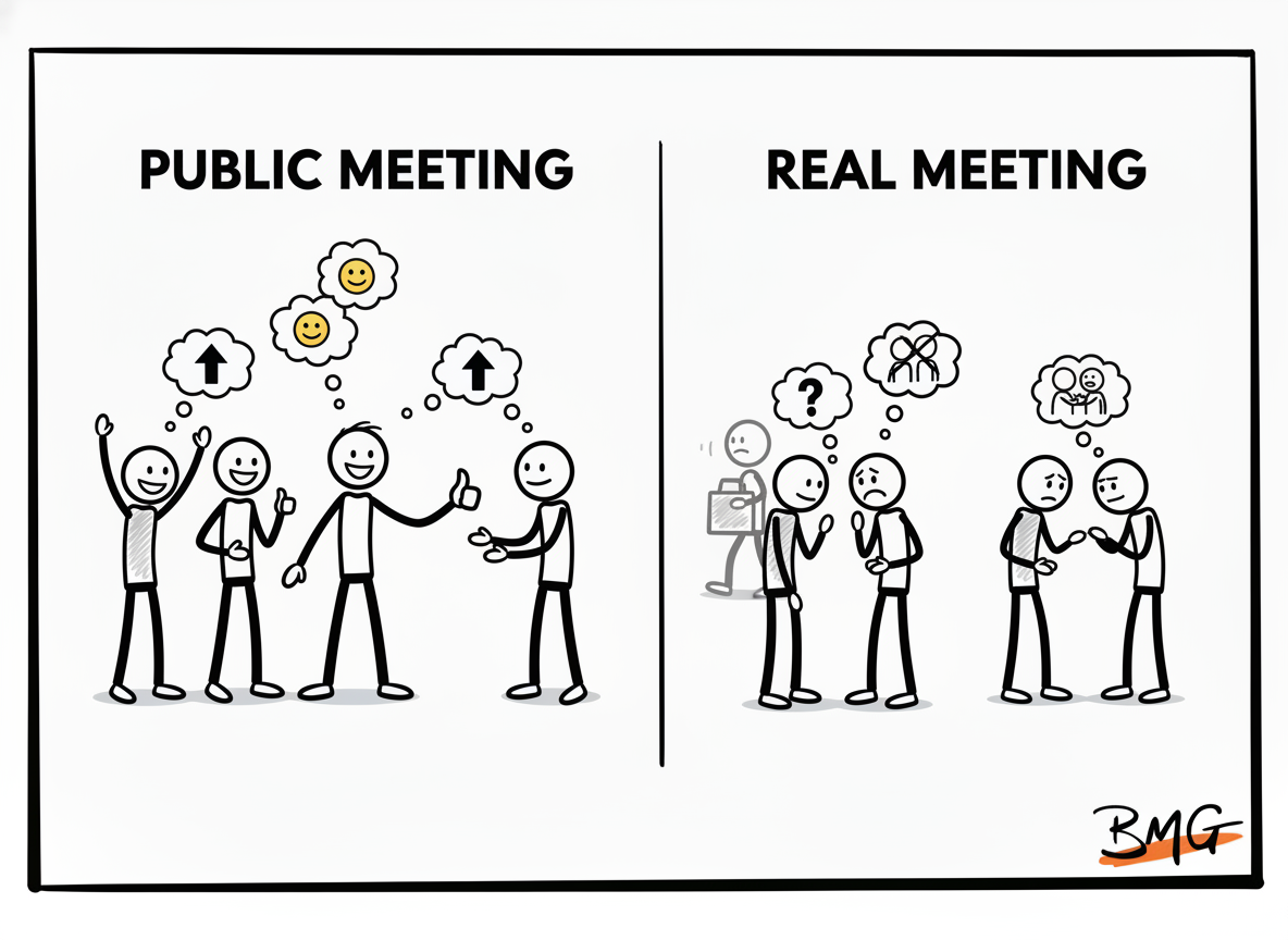 The Meeting After the Meeting