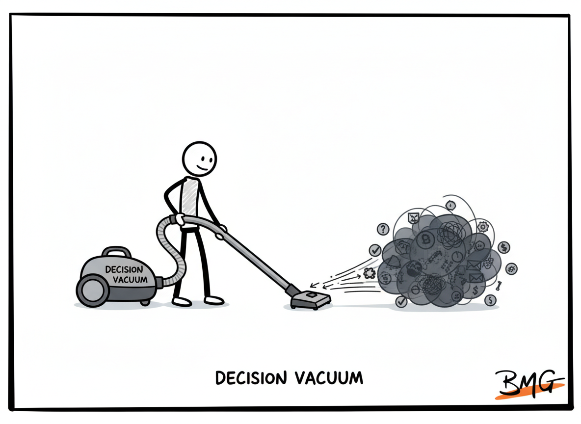 The Decision Vacuum