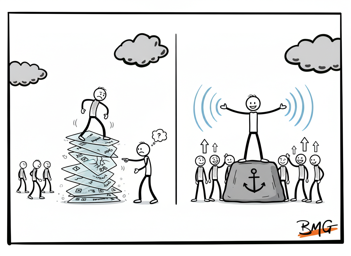 When Calm Carries Authority